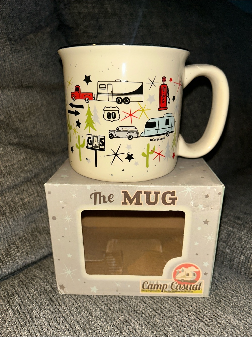 2 For $20 Or $13 Each Cream Roadtrip Camper Mug